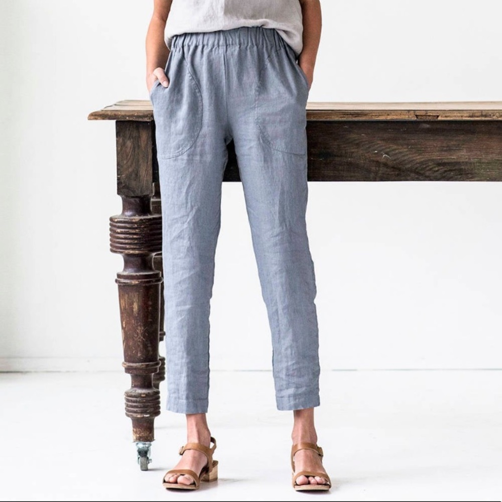 Notperfectlinen Genova Pants BLACK